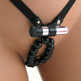 Vibrating Lover's Thong with Stroker Beads