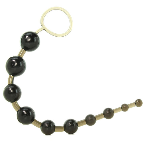 X-10 Anal Beads in Black