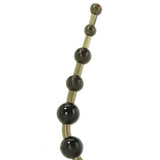 X-10 Anal Beads in Black