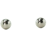 Metallic Weighted Steel Orgasm Balls in Silver