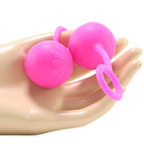 Posh Silicone "O" Balls in Pink