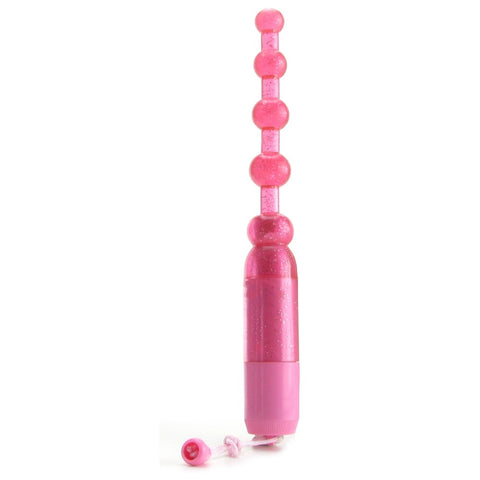 Waterproof Vibrating Pleasure Beads in Pink