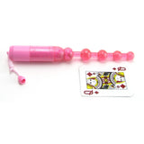 Waterproof Vibrating Pleasure Beads in Pink