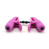 Nipplettes Vibrating Nipple Clamps in Pink