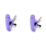 Nipplettes Vibrating Nipple Clamps in Purple