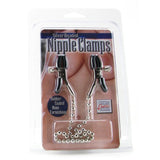 Beaded Nipple Clamps in Silver