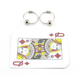 Non-Piercing Nipple Rings in Silver
