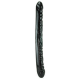 Veined Double Header 18 Inch Dildo in Black