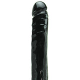 Veined Double Header 18 Inch Dildo in Black