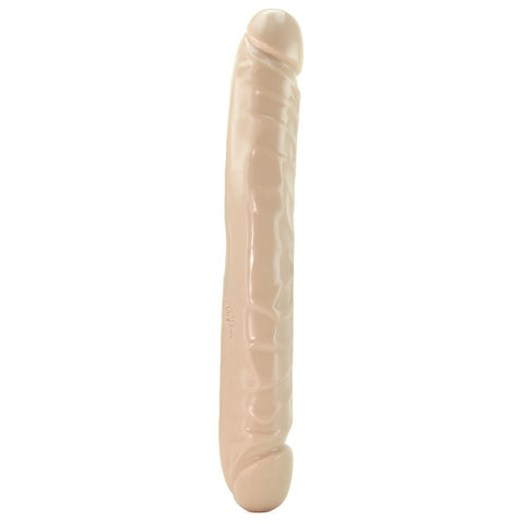 Jr. Double Header 12 Inch Dildo in White