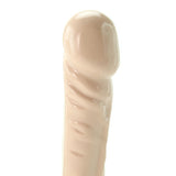 Thin 7.5 Inch Tool Dildo in White