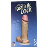 The Realistic 8 Inch Cock in White