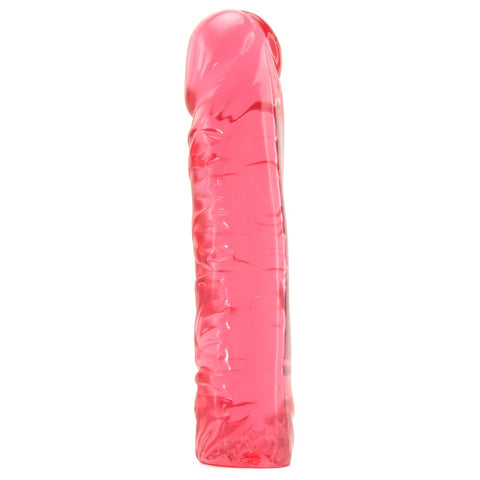 Crystal Jellies 8 Inch Classic Dildo in Pink