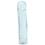 Crystal Jellies 8 Inch Classic Dildo in Clear