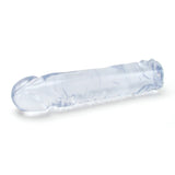 Crystal Jellies 8 Inch Classic Dildo in Clear