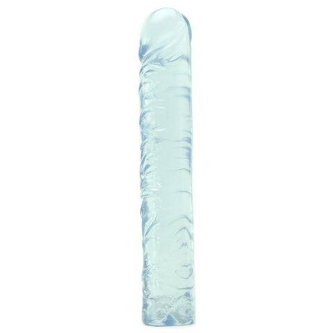 Crystal Jellies Classic 10 Inch Dildo in Clear