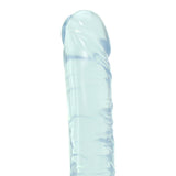 Crystal Jellies Classic 10 Inch Dildo in Clear