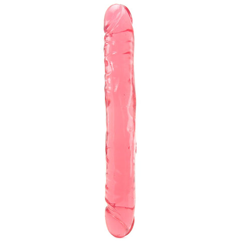 Crystal Jellies Double 12 Inch Dildo in Pink