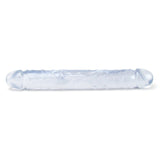 Crystal Jellies Jr. Double 12 Inch Dildo in Clear