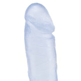 Crystal Jellies 8 Inch Ballsy Cock in Clear