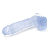 Crystal Jellies 8 Inch Ballsy Cock in Clear