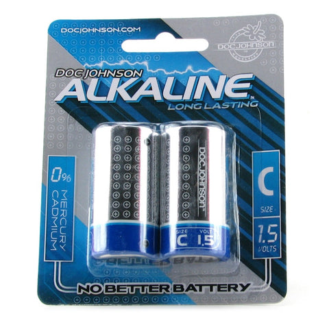 Alkaline C Batteries 2 Pack