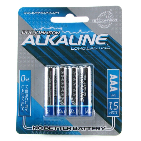 Alkaline AAA Batteries 4 Pack