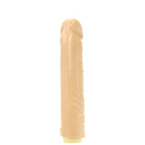 Quivering Cock 7 Inch Vibrating Dildo in White