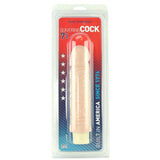 Quivering Cock 7 Inch Vibrating Dildo in White