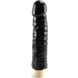 Quivering Cock 8 Inch Vibrating Dildo in Black