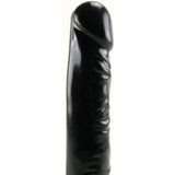 Quivering Cock 8 Inch Vibrating Dildo in Black