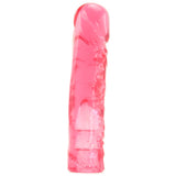 Crystal Jellies 8 Inch Vac-U-Lock Dildo in Pink