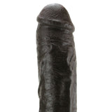 Hung 12.5 Inch Vac-U-Lock Dildo in Black