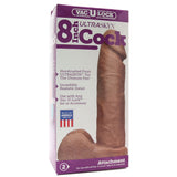 8 Inch ULTRASKYN Vac-U-Lock Cock in Brown