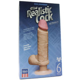 The Vibrating Realistic ULTRASKYN 6 Inch Cock in White