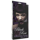 Black Rose Forbidden Flower Mouth Bit