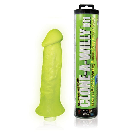 Clone-A-Willy Vibrator Kit in Glow in the Dark