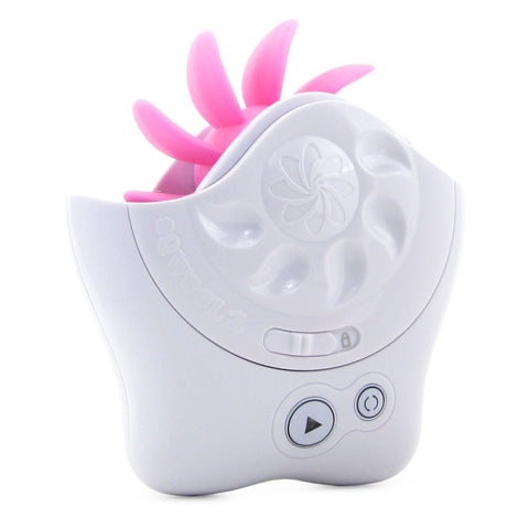 Sqweel 2 Oral Sex Stimulator in White