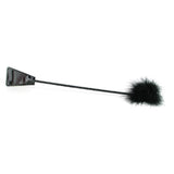 Fetish Fantasy Feather Crop in Black