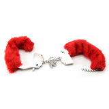 Fetish Fantasy Furry Cuffs in Red