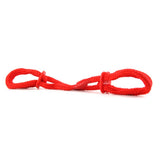 Fetish Fantasy Silk Rope Love Cuffs in Red
