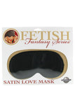 Fetish Fantasy Satin Love Mask in Black