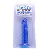 Basix 6.5 Inch Dildo in Blue