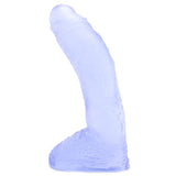 Basix 10 Inch Fat Boy Dildo in Clear