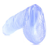 Basix 10 Inch Fat Boy Dildo in Clear