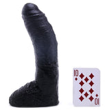 Basix 10 Inch Fat Boy Dildo in Black