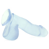 Basix 6.5 Inch Suction Base Dildo in Clear