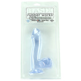 Basix 6.5 Inch Suction Base Dildo in Clear