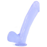 Basix 10 Inch Suction Base Dildo in Clear