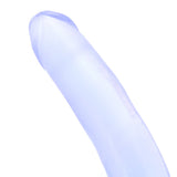 Basix 10 Inch Suction Base Dildo in Clear